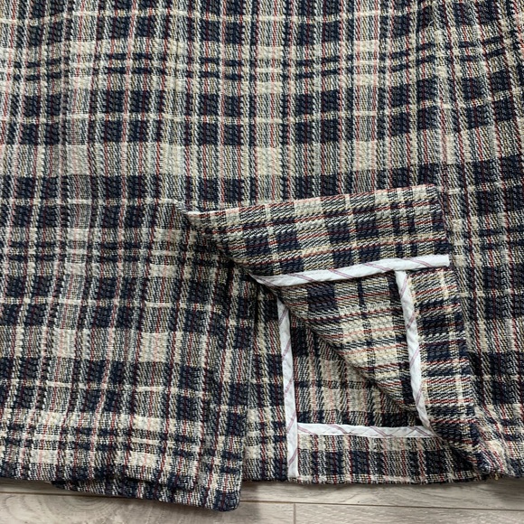 Zara Plaid Double Breasted Blazer - Picture 6 of 11